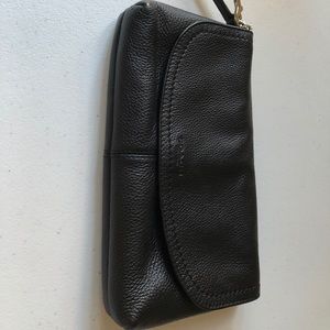 Black Coach clutch bag